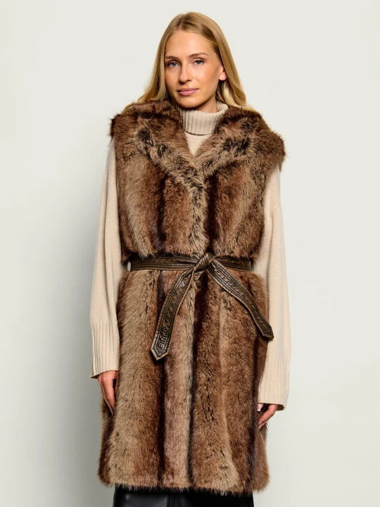 Zdjęcie produktu Pinko Kamizelka Galeris Gilet | Regular Fit brązowy