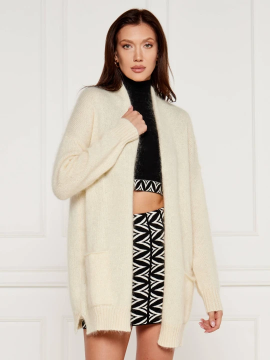Zdjęcie produktu Pinko Kardigan | Regular Fit | z dodatkiem wełny ecru