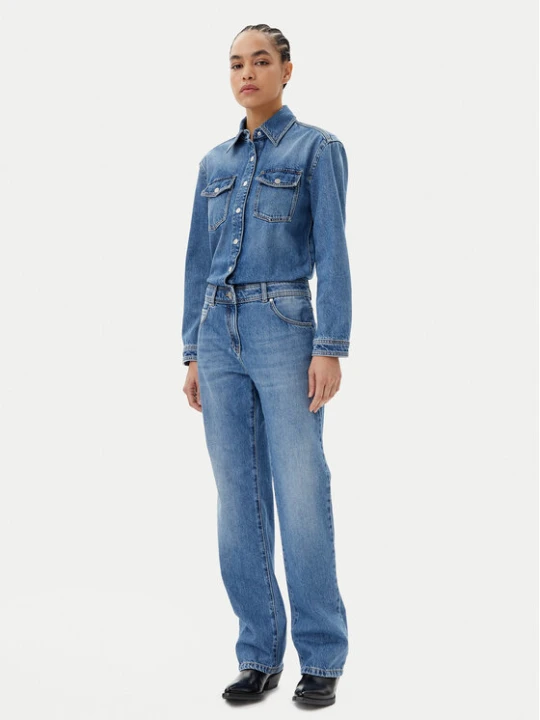 Zdjęcie produktu PINKO Kombinezon Tsavo Tuta 104897 Niebieski Regular Fit
