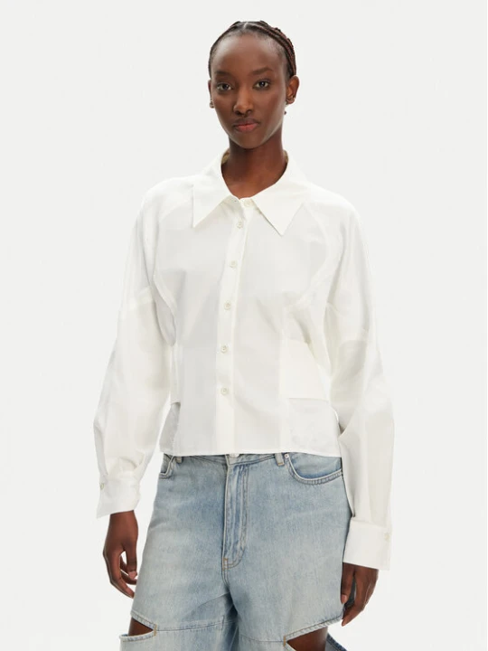 Zdjęcie produktu PINKO Koszula Controvento 104594 A2BT Biały Relaxed Fit