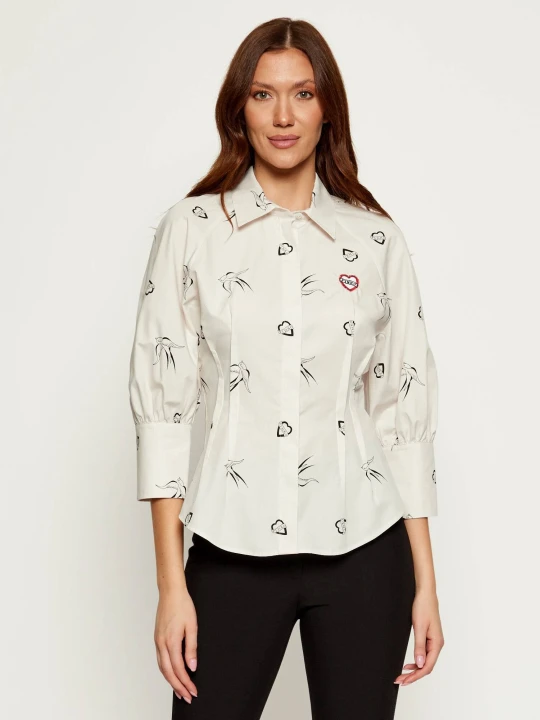 Zdjęcie produktu Pinko Koszula CORN FLAKES | Slim Fit ecru