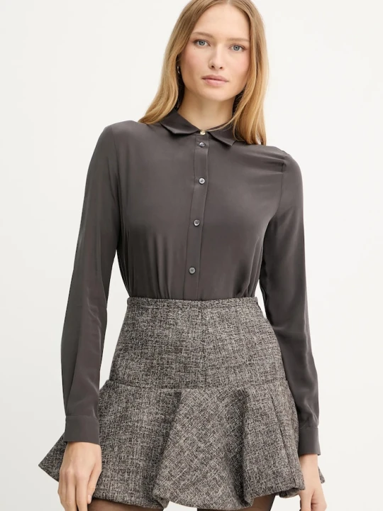 Zdjęcie produktu Pinko koszula damska jedwabna brązowy