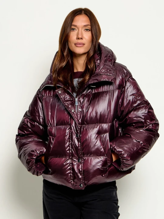 Zdjęcie produktu Pinko Kurtka Impasto | Relaxed fit bordowy