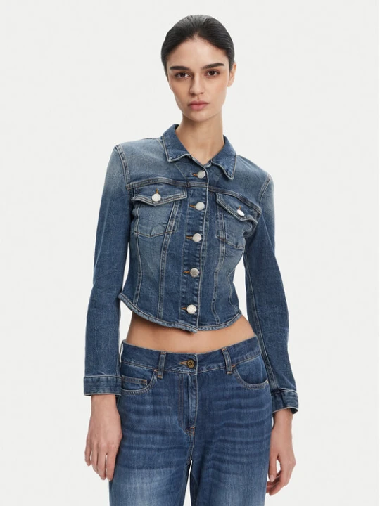 Zdjęcie produktu PINKO Kurtka jeansowa 104972 A2I5 Niebieski Regular Fit
