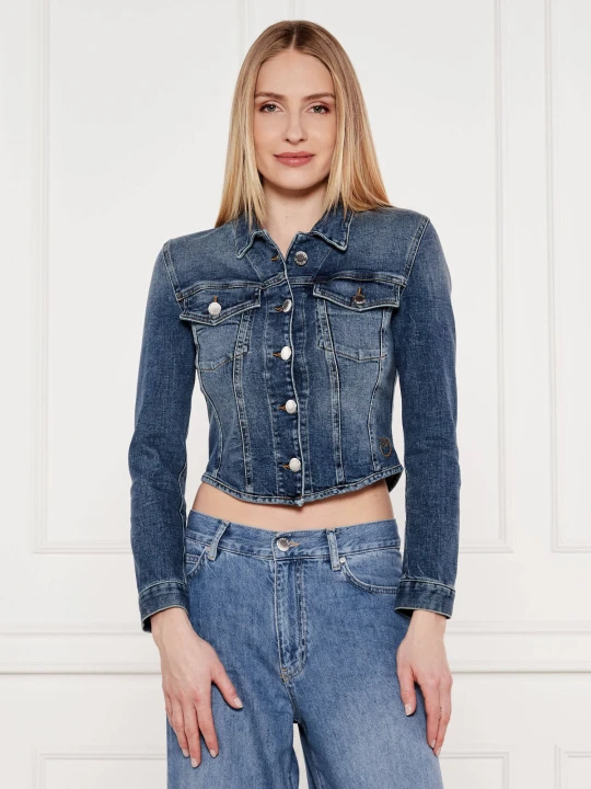 Zdjęcie produktu Pinko Kurtka jeansowa BENACHINO | Slim Fit niebieski