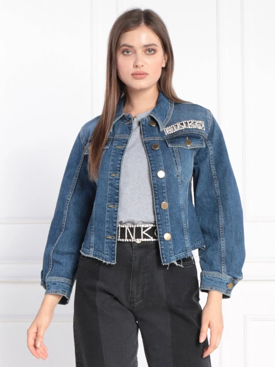 Zdjęcie produktu Pinko Kurtka jeansowa | Cropped Fit niebieski