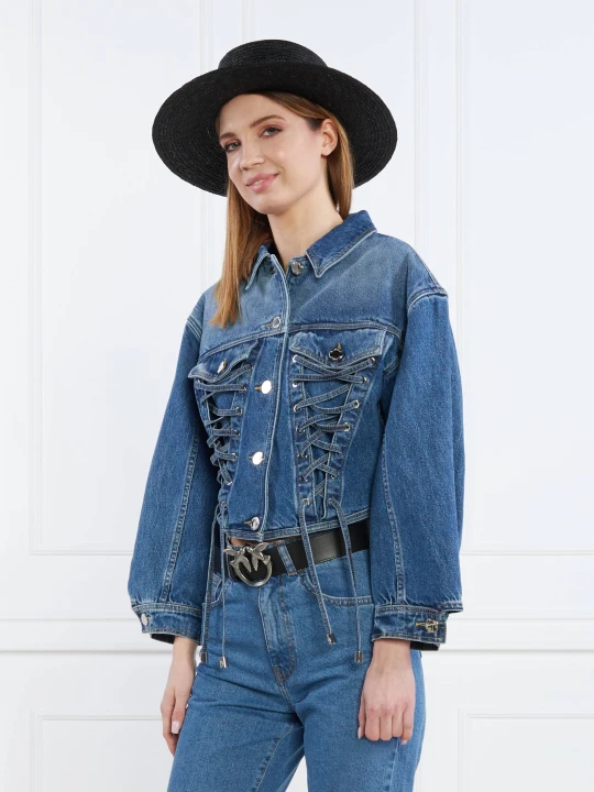 Zdjęcie produktu Pinko Kurtka jeansowa | Cropped Fit niebieski