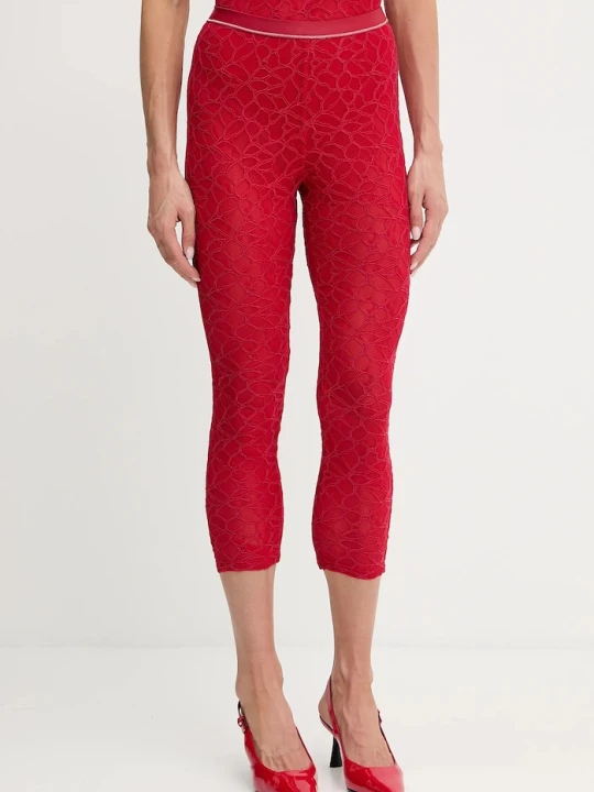 Zdjęcie produktu Pinko legginsy czerwony