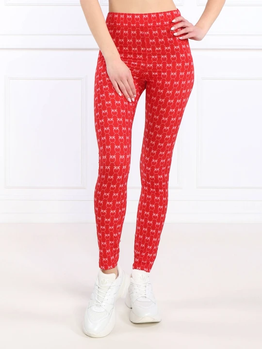 Zdjęcie produktu Pinko Legginsy GELOSO | Slim Fit czerwony