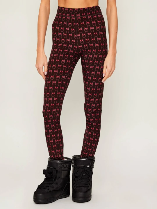 Zdjęcie produktu Pinko Legginsy GELOSO | Slim Fit bordowy