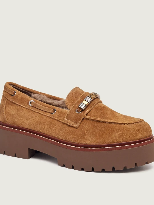 Zdjęcie produktu Pinko Loafersy Margaret 2 | zamsz brązowy