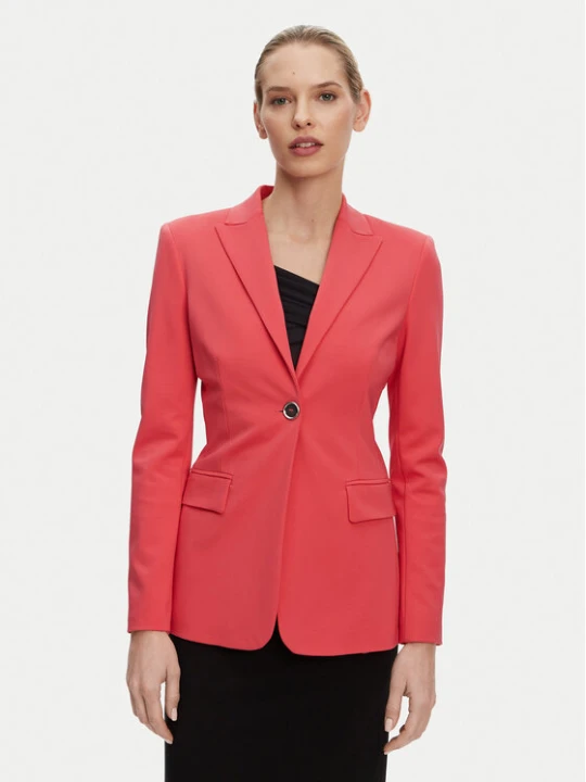 Zdjęcie produktu PINKO Marynarka 104903 A1L3 Koralowy Regular Fit
