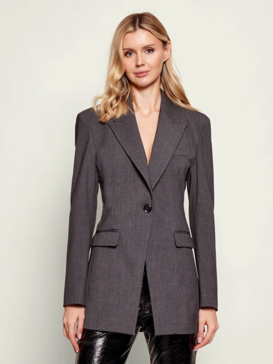Zdjęcie produktu Pinko Marynarka Celia | Slim Fit grafitowy