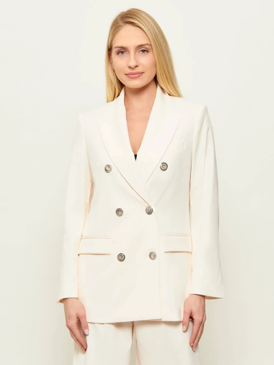 Zdjęcie produktu Pinko Marynarka GUINEANA | Regular Fit ecru