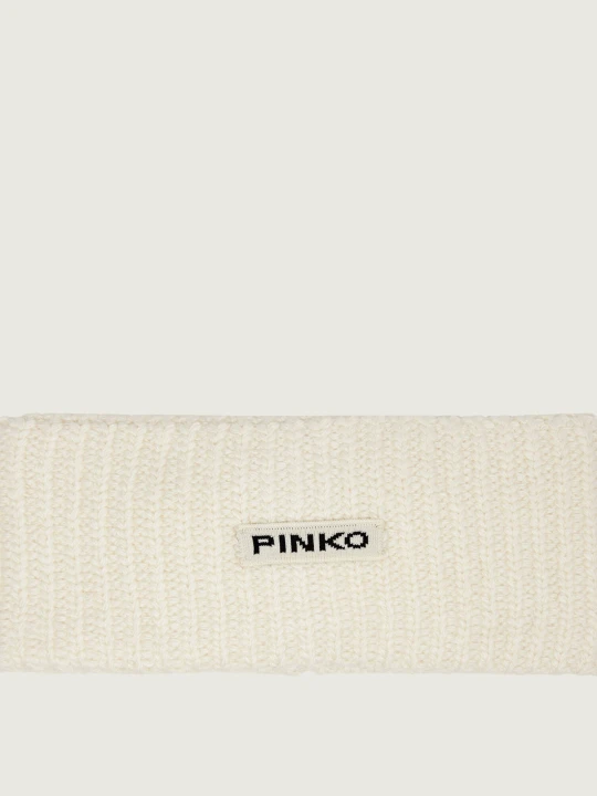 Zdjęcie produktu Pinko Opaska Fascia | z dodatkiem wełny i kaszmiru biały