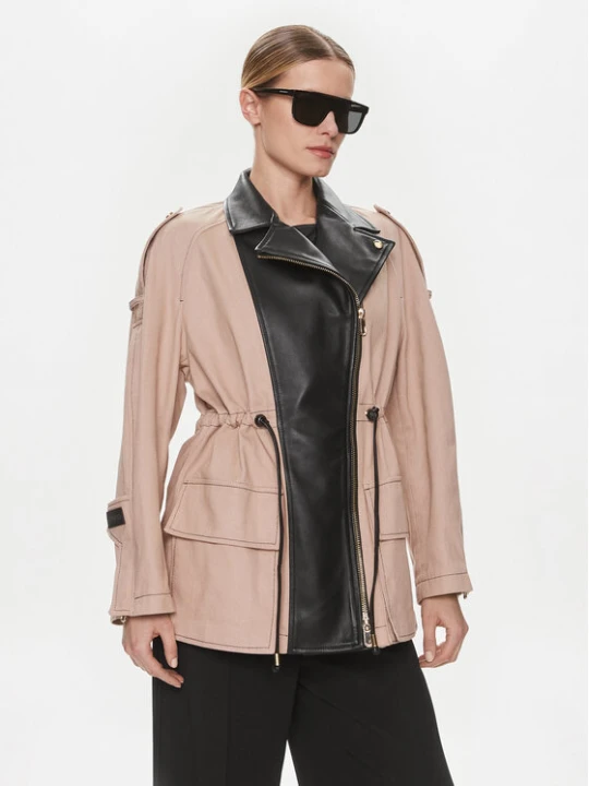 Zdjęcie produktu Pinko Parka Plutone 103002 A1NH Beżowy Regular Fit