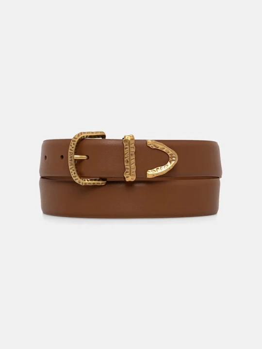 Zdjęcie produktu Pinko pasek damski skórzany brązowy