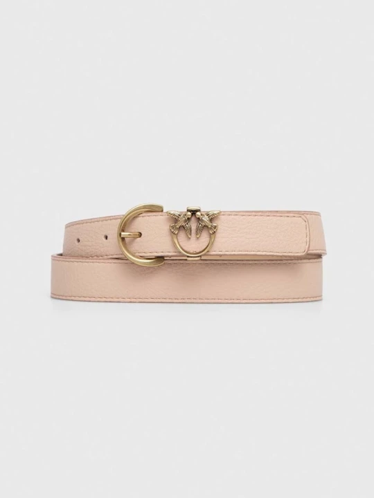 Zdjęcie produktu Pinko pasek skórzany beżowy