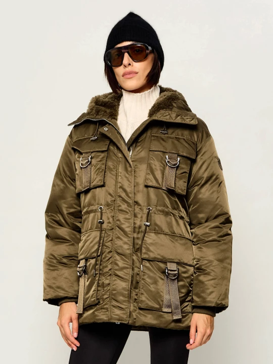 Zdjęcie produktu Pinko Puchowa parka Passito | Regular Fit brązowy
