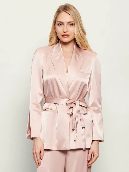 Zdjęcie produktu Pinko Satynowa marynarka Rapa | Regular Fit