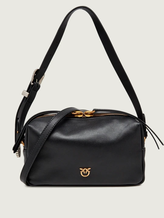 Zdjęcie produktu Pinko Skórzana torebka na ramię Bauletto czarny