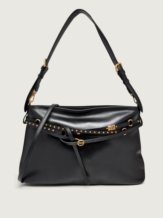 Zdjęcie produktu Pinko Skórzana torebka na ramię BELT BAG BIG czarny