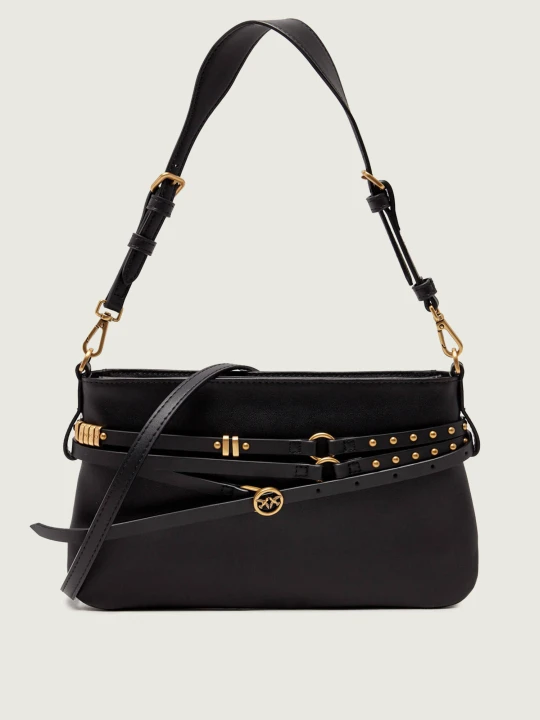 Zdjęcie produktu Pinko Skórzana torebka na ramię BELT BAG MINI czarny