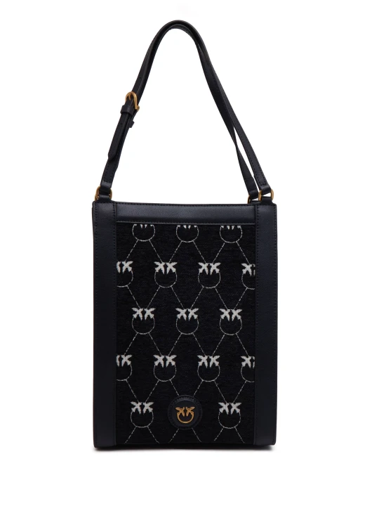 Zdjęcie produktu Pinko Skórzana torebka na ramię BOX MINI VERTICAL czarny