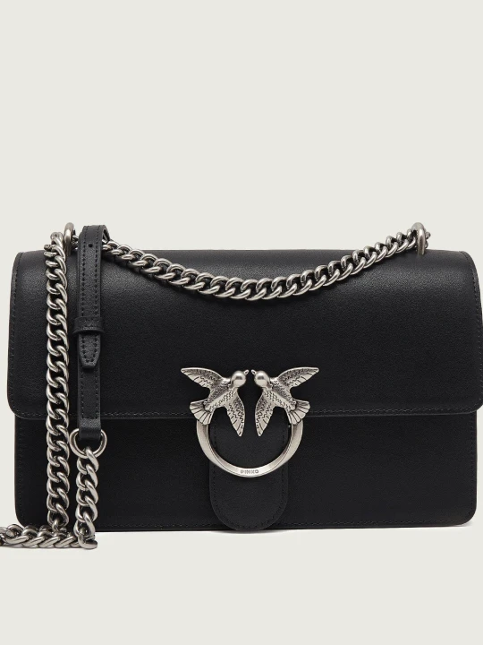 Zdjęcie produktu Pinko Skórzana torebka na ramię LOVE ONE CLASSIC czarny