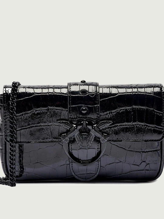 Zdjęcie produktu Pinko Skórzana torebka na ramię LOVE ONE POCKET C czarny
