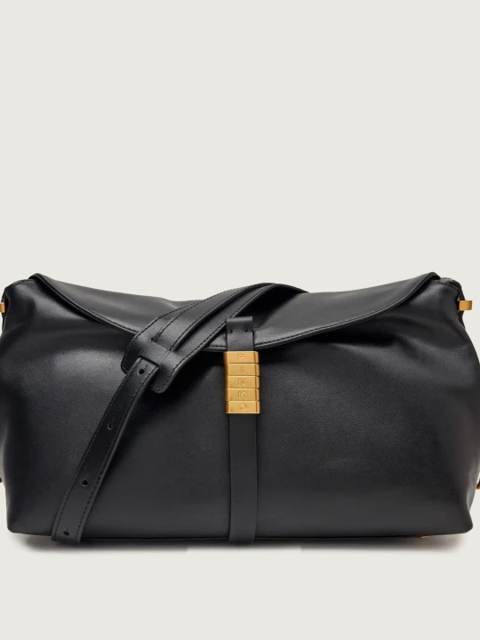 Zdjęcie produktu Pinko Skórzana torebka na ramię NEW SADDLE CLASSIC czarny