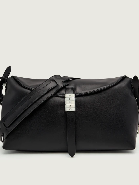 Zdjęcie produktu Pinko Skórzana torebka na ramię NEW SADDLE CLASSIC czarny