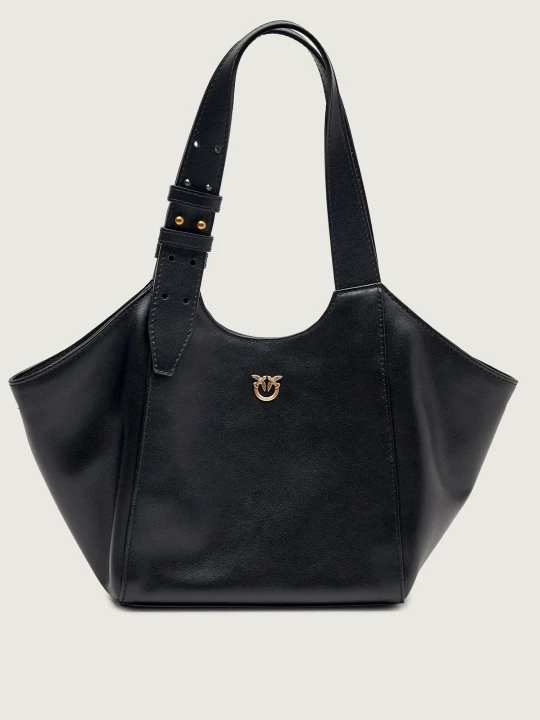 Zdjęcie produktu Pinko Skórzana torebka na ramię TOTE MINI czarny