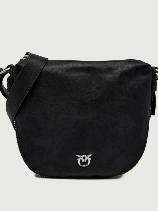 Zdjęcie produktu Pinko Skórzana torebka na ramię ZIP AROUND MINI czarny