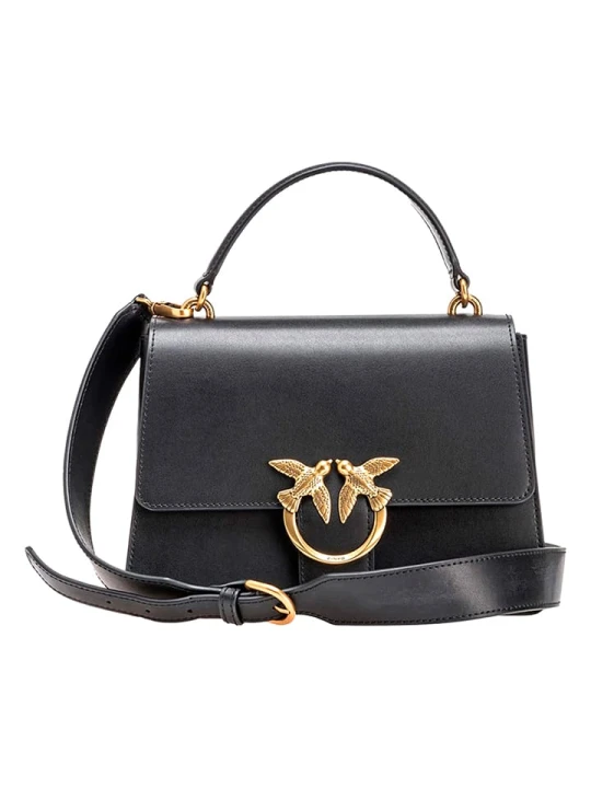 Zdjęcie produktu Pinko Skórzana torebka w kolorze czarnym - 25 x 18 x 9, 5 cm rozmiar: onesize