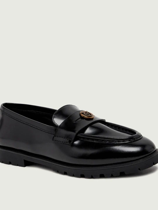 Zdjęcie produktu Pinko Skórzane loafersy Nora 07 czarny