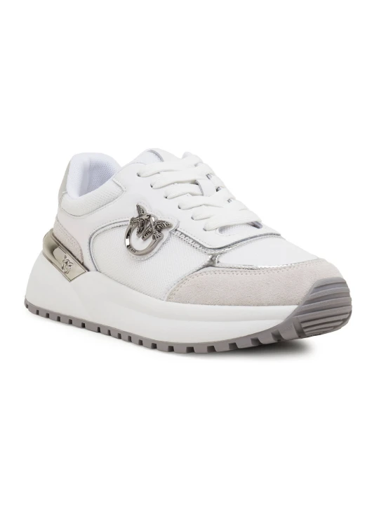 Zdjęcie produktu Pinko Skórzane sneakersy biały