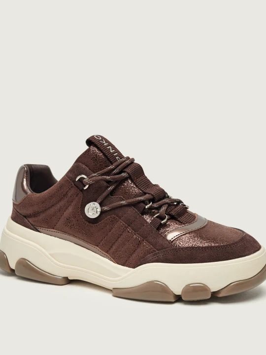 Zdjęcie produktu Pinko Skórzane sneakersy Athena 01 brązowy
