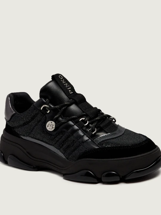 Zdjęcie produktu Pinko Skórzane sneakersy Athena 01 czarny