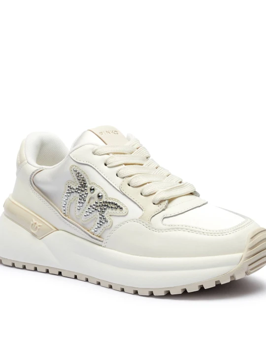 Zdjęcie produktu Pinko Skórzane sneakersy Gem 07 biały