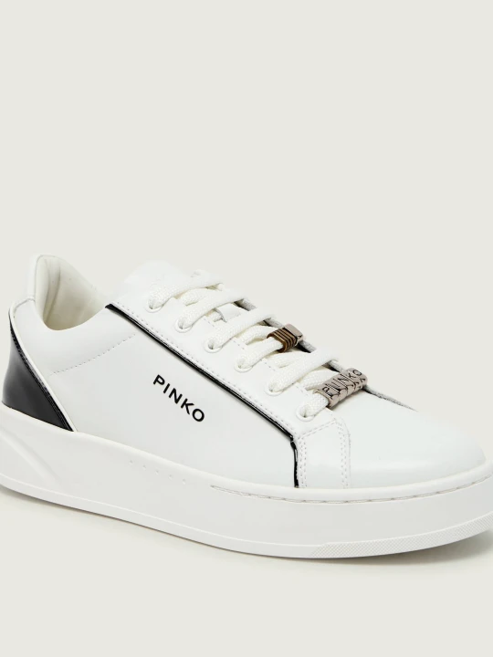 Zdjęcie produktu Pinko Skórzane sneakersy IRIS 01 biały