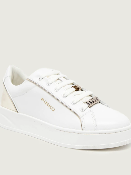 Zdjęcie produktu Pinko Skórzane sneakersy IRIS 01 biały
