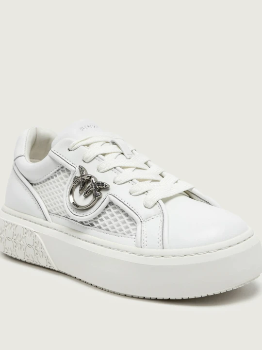 Zdjęcie produktu Pinko Skórzane sneakersy YOKO 33 biały