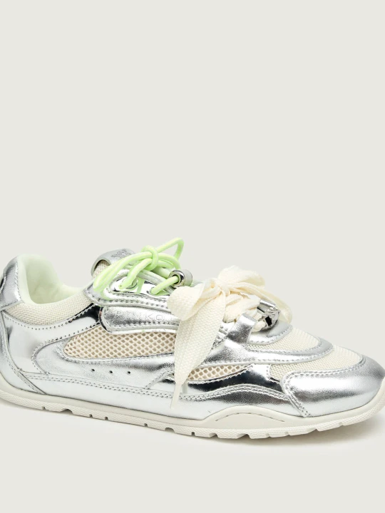 Zdjęcie produktu Pinko Skórzane sneakersy YULIA 01 srebrny