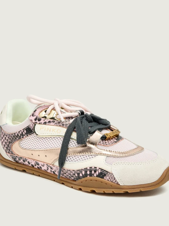 Zdjęcie produktu Pinko Skórzane sneakersy YULIA 01 | zamsz
