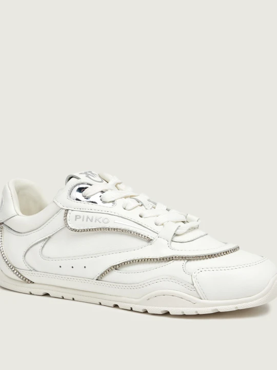 Zdjęcie produktu Pinko Skórzane sneakersy Yulia 04 biały