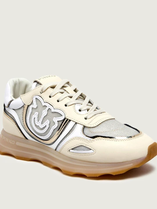 Zdjęcie produktu Pinko Skórzane sneakersy ZOE 18A ecru
