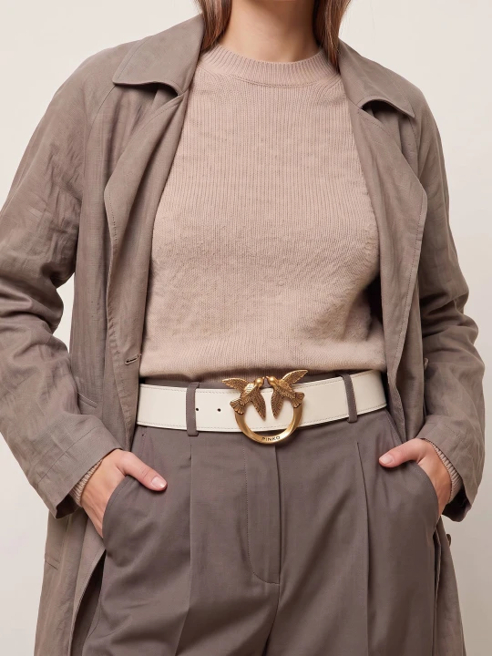 Zdjęcie produktu Pinko Skórzany pasek LOVE BERRY H4 BELT VITELLO SET