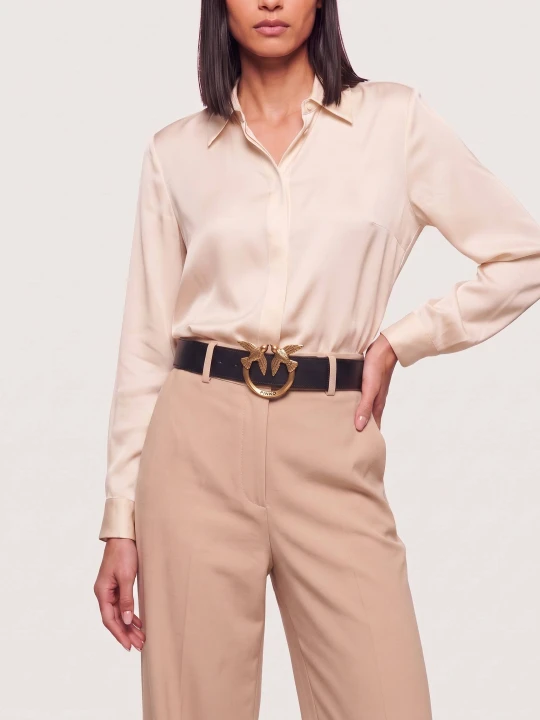 Zdjęcie produktu Pinko Skórzany pasek LOVE BERRY H4 BELT VITELLO SET