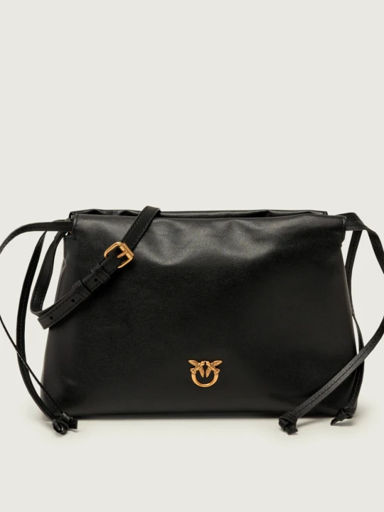 Zdjęcie produktu Pinko Skórzany worek MINI CLUTCH czarny